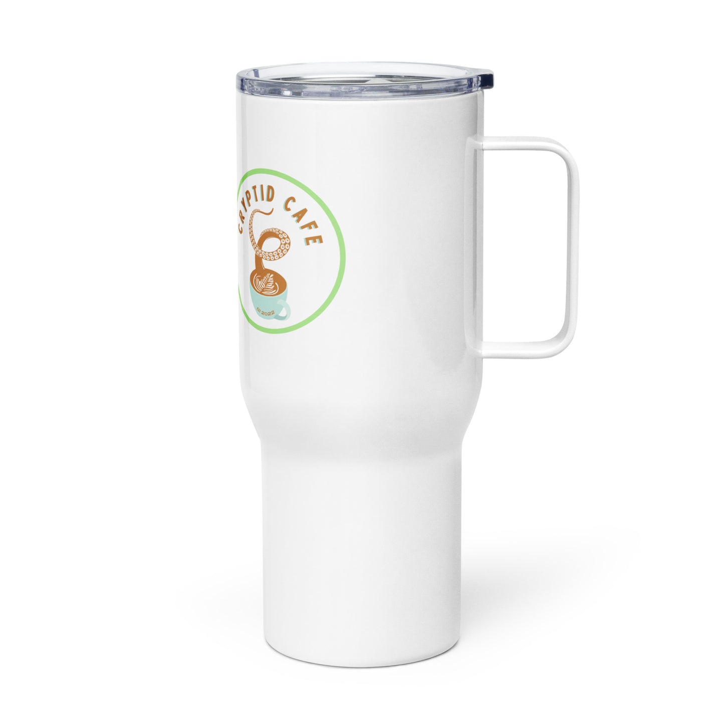 LOGO • Travel mug with a handle